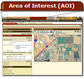 You define your Area of Interest with the Area of Interest tab. Click or Press the Enter or Spacebar key to view larger image. Press the Escape key to close.
