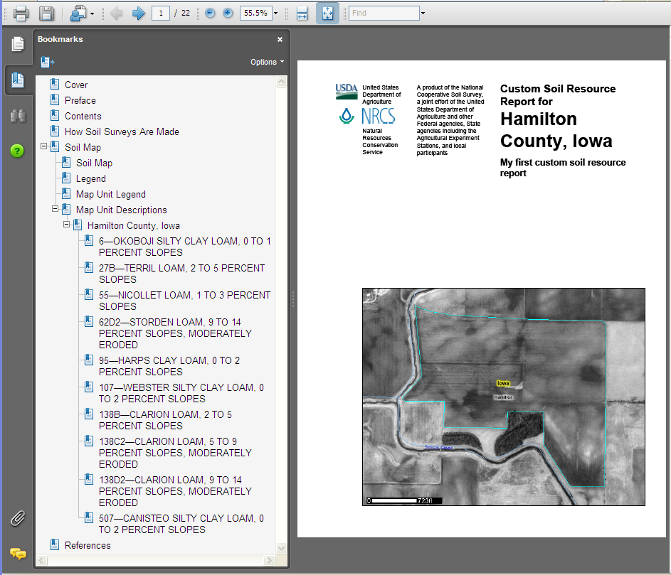 Sample Custom Soil Resource Report This is a sample Custom Soil Resource Report or CSRR.