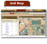 This is the Soil Map tab.